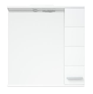 Зеркало-шкаф Corozo Денвер 60см белый SD-00000533